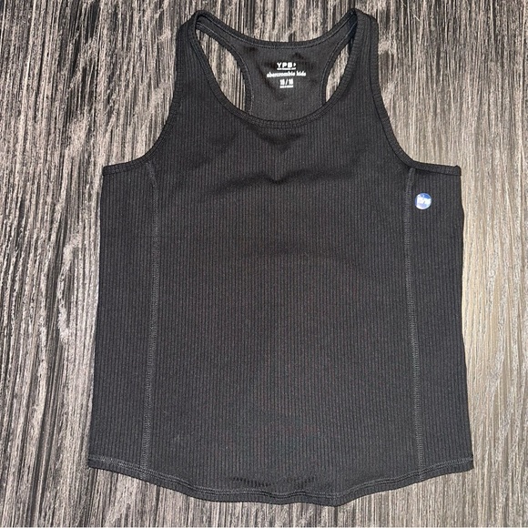 Abercrombie & Fitch YPB Racerback Black Athletic Tank, Size 15/16 or Women’s Sm - Picture 1 of 7